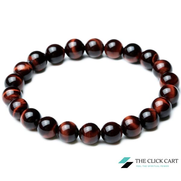 TCC™ Natural Red Tiger Eye Stone Healing Bracelet